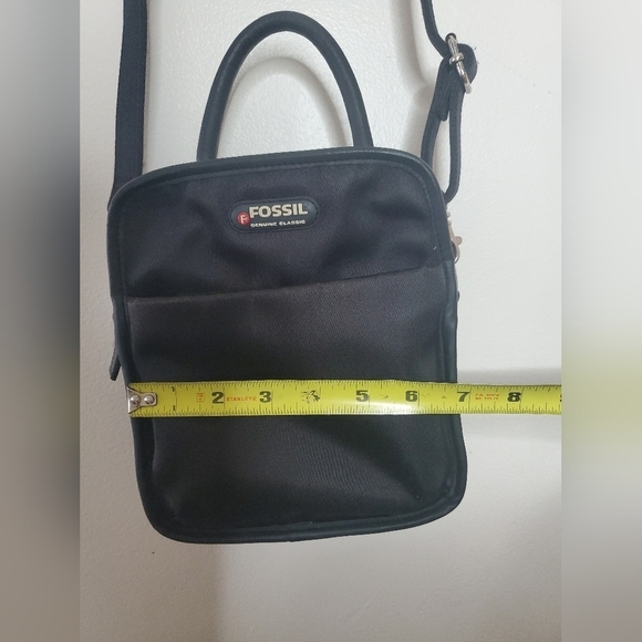 Fossil 2-in-1 Mini Bag Square Canvas Black - Picture 13 of 13
